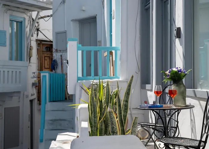 Pfx Mykonos Deluxe 3 Brms With Sauna By μρs 아파트