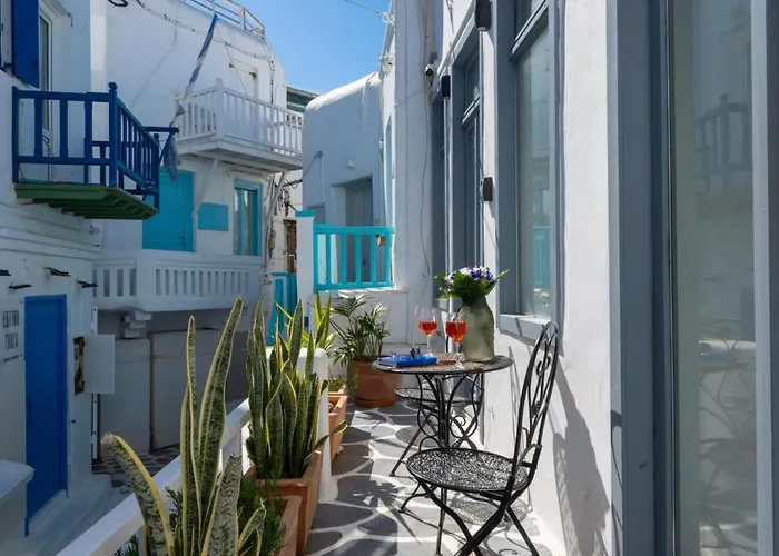 Pfx Mykonos Deluxe 3 Brms With Sauna By μρs 아파트 Mykonos Town