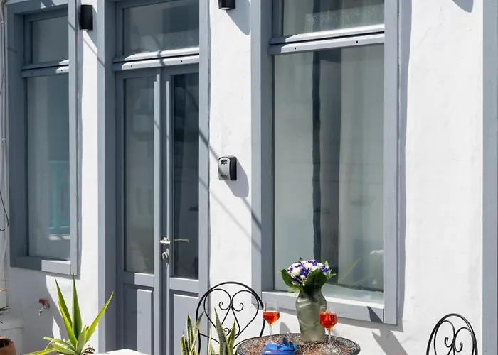 Pfx Mykonos Deluxe 3 Brms With Sauna By μρs 아파트 *